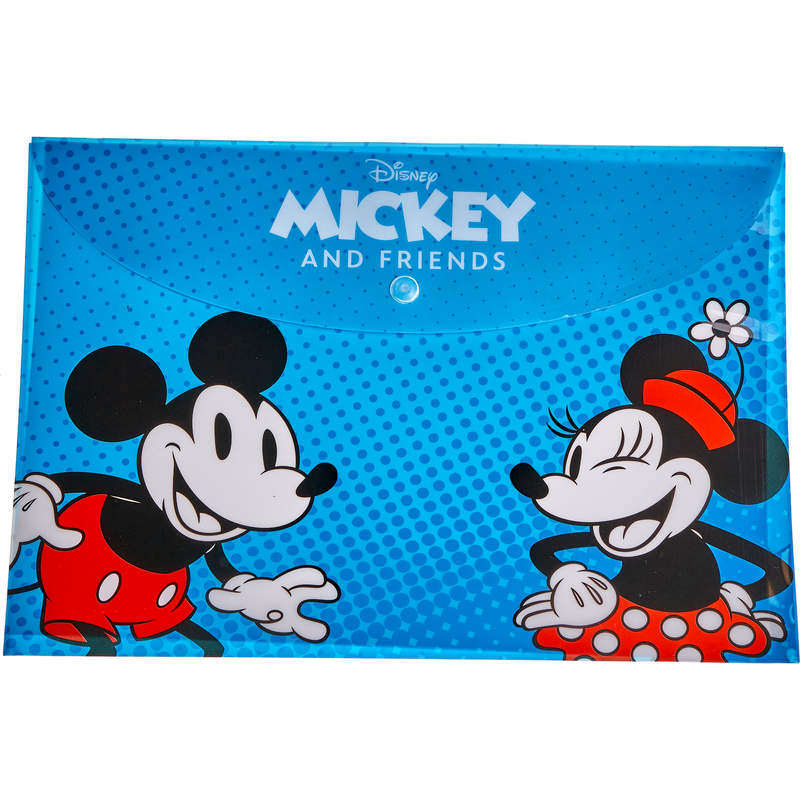 Mapa plastic A4 cu buton Mickey