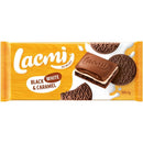 Ciocolata de lapte Roshen Lacmi Black & White & Caramel, 100gr