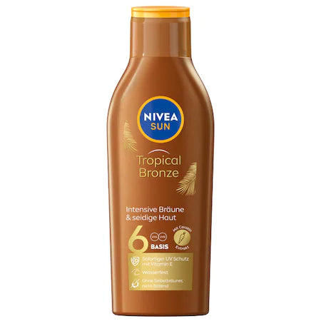 Lotiune autobronzanta cu protectie solara Nivea Sun Carotene, SPF 6, 200 ml
