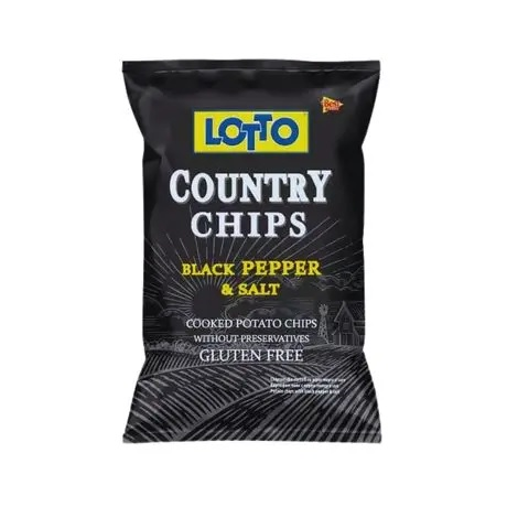 LOTTO Country Chips Piper negru 150 gr