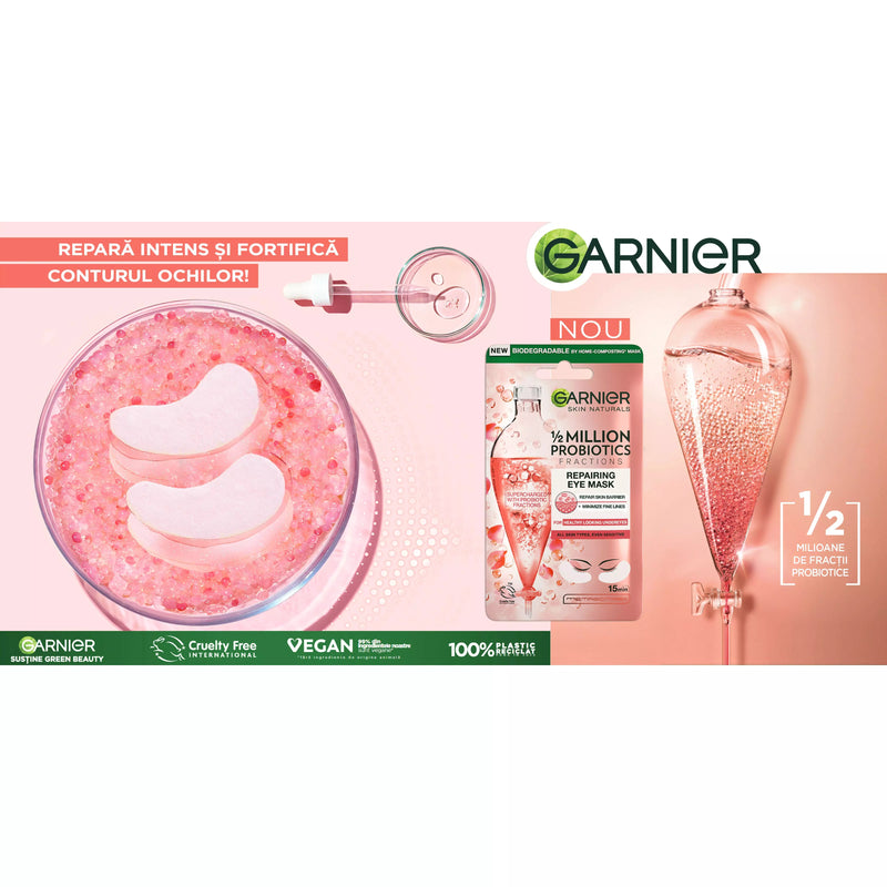 Masca de ochi reparatoare cu 1/2 milioane de Fractii Probiotice Garnier Skin Naturals, 6 g