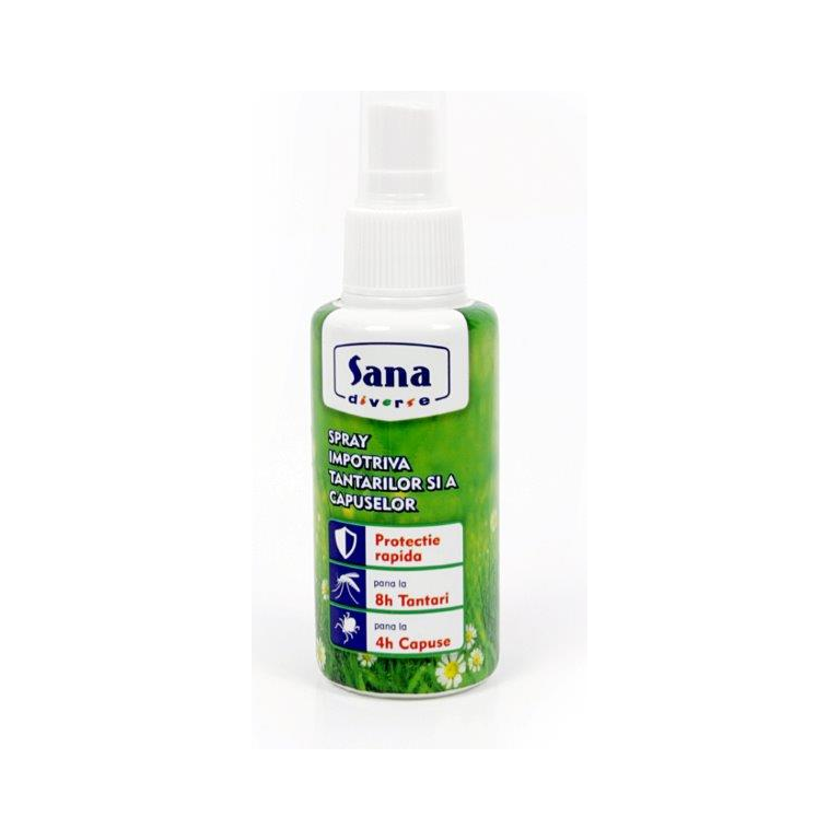 Sana spray impotriva tantarilor si capuselor, 110 ml