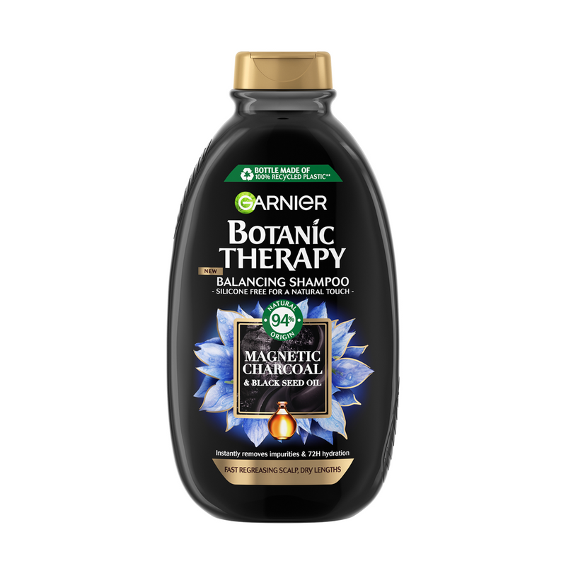 Sampon Garnier Botanic Therapy Magnetic Charcoal & Black Seed Oil, 250 ml