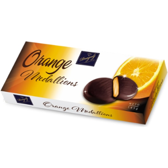 CHOCO BITES Pralines - medalion Portocala 145 g