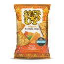 Cornup Chips sárga, egész kukorica tortilla Cheddar sajt ízzel 60 g