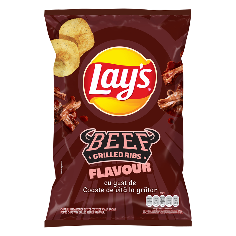 Lay's chips cu gust de coaste de vita la gratar 125g