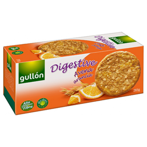 Gullon biscuiti digestivi cu ovaz si portocale 265g