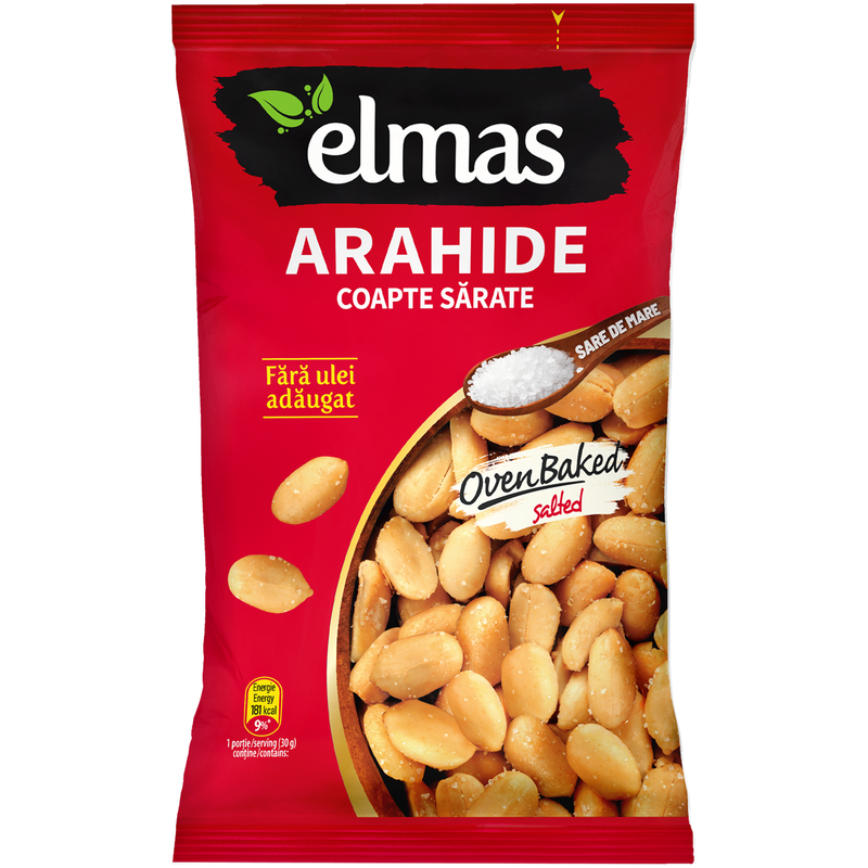 Elmas Arahide DECOJITE prajite sare 140g
