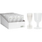 Set 4 bucati pahare vin plastic 160ML 178000610