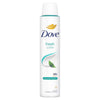 Antiperspirant Dove Fresh Care, 200ml, 48h protectie, 1/4 crema hidratanta, fara alcool