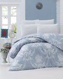 Lenjerie pat gloria blue 240x260cm