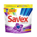 Savex detergent capsule premium caps  color (pouch) 64 bucati