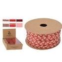 DECOR XMAS RIBBON ROSU A49100030