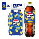 Pepsi Twist  bautura cu aroma de cola si suc de lamaie, pet, 2x2L