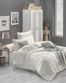 Lenjerie pat fresh color ecru 240x260cm