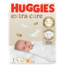Pelenkák Huggies Extra Care Convi 1-es méret, 2-5 kg, 26 db