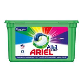 Ariel detergent capsule 37 bucati all in 1 color