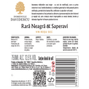 Domeniile Davidescu  Rara Neagra Saperavi (sec, 0.75L)