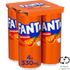 Fanta Orange 4*0.33L St Fanta 0.5L Tropical Pet Sgr