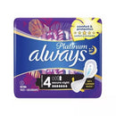 Always, Absorbante Platinum Secure Night, Marimea 4, 5 bucati