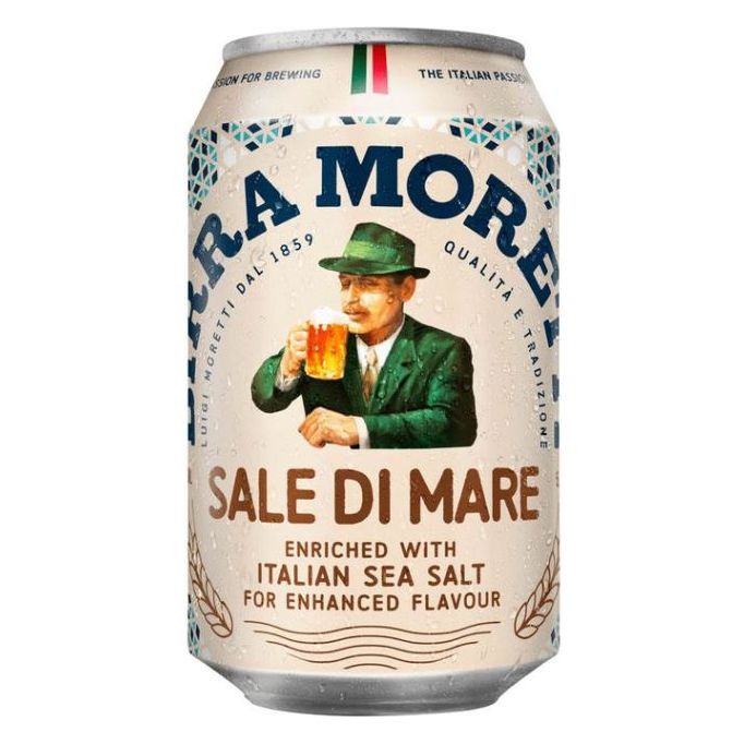Birra Moretti Sale di Mare bere blonda doza 6*330ML