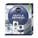 NIVEA MEN, Set: Gel de dus Sensitive 250 ml + Balsam dupa ras pentru ten sensibil 100 ml