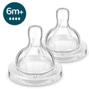 Philips, Tetina anti-colici, 6 luni+, debit 4, 2 bucati