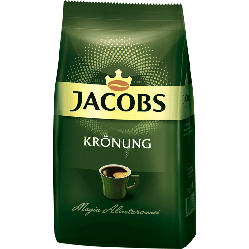 Jacobs Kronung Alintaroma, cafea prajita si macinata, 100 g