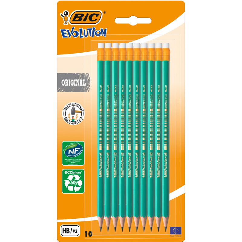 Bic Evolution creioane grafit eco 655, 10 buc/set