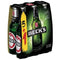 Becks plavo pivo, boca, 6x330 ml (5+1)