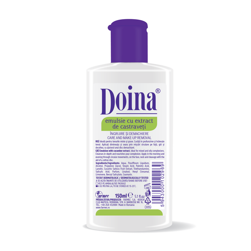 Doina Emulsie cu extract de castraveti 150ml