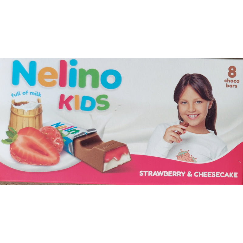 Nelino kids ciocolata capsuni si cheesecake, 100 g