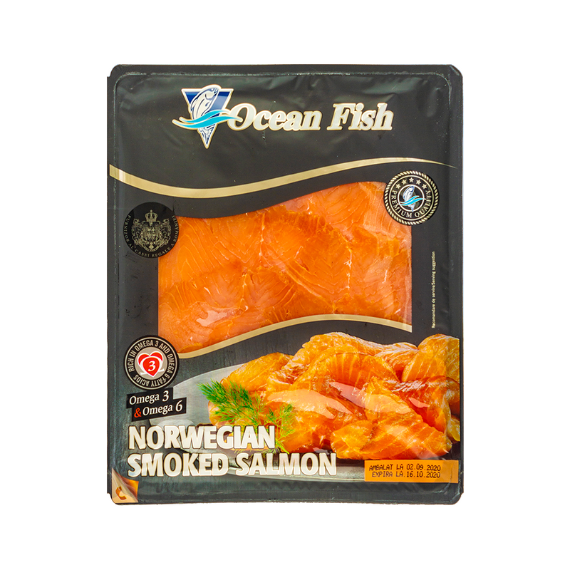 Ocean Fish somon norvegian afumat 100g