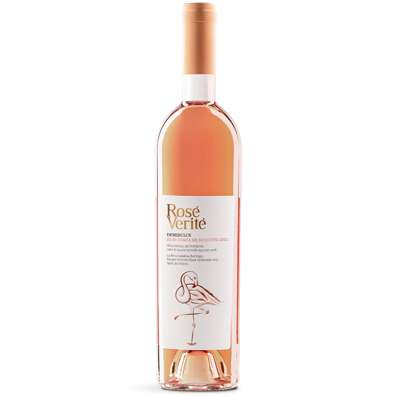 Rose Verite Busuioaca de Bohotin vin rose demidulce, 0.75L