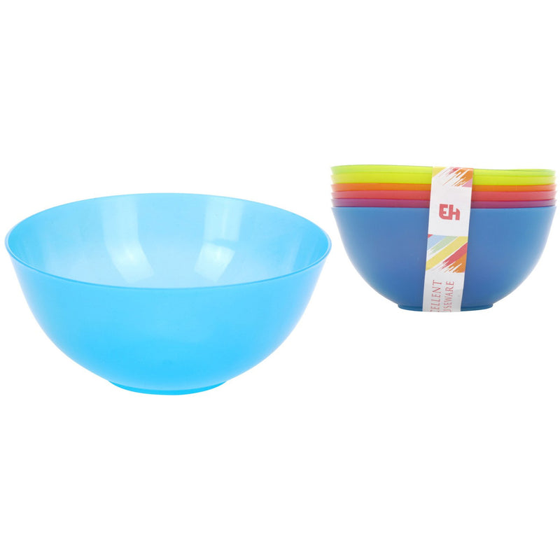 Set 6 boluri Rainbow, 600 ml