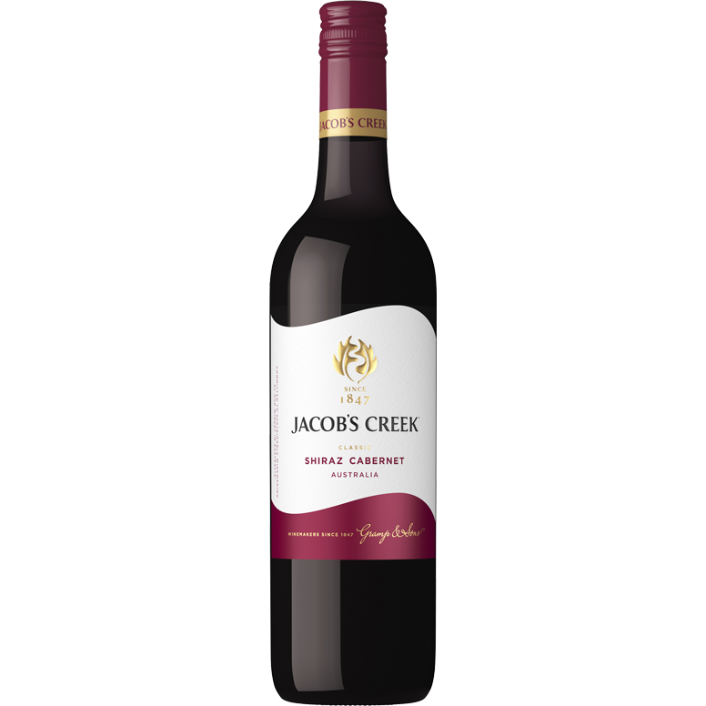 Jacobs Creek Shiraz Cabernet vin rosu sec, 13.5% alcool, 0.75L