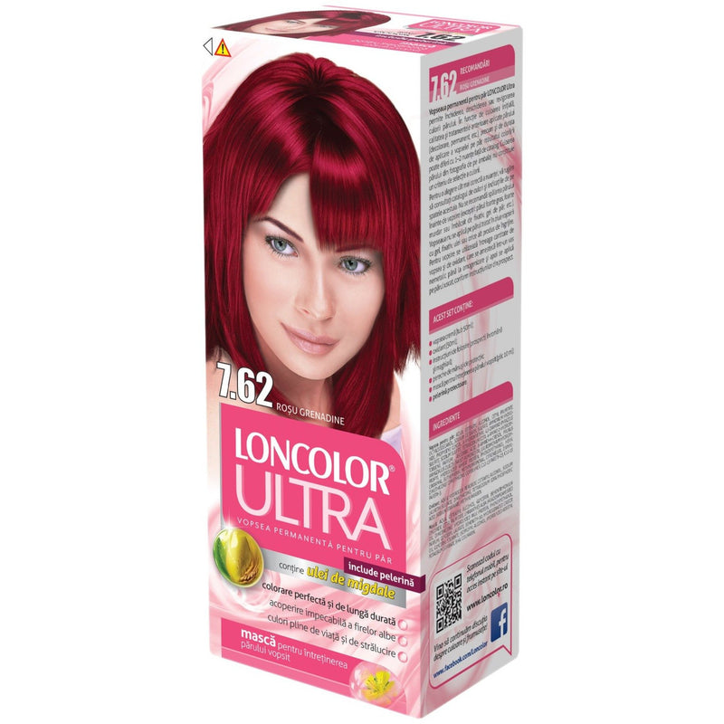 Loncolor Ultra vopsea pentru par, rosu grenadine7,62