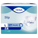 TENA Slip Plus Inkontinenzwindeln für Erwachsene offen, Unisex, L, 30 Stk