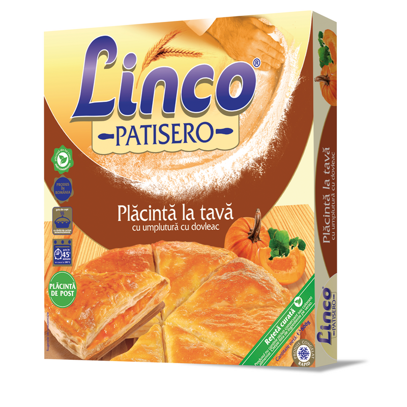 Linco Patisero placinta cu umplutura cu dovleac 800g