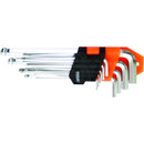 Set chei imbus cu bila scurte 1.5-10 mm, 9 piese