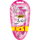 Aparat de Ras pentru femei BIC Miss Soleil, 3 lame, pachet promo, 3+1 bucati