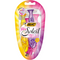 Rasoio da donna BIC Soleil Color Collection, 3 lame, confezione standard, 4 pezzi