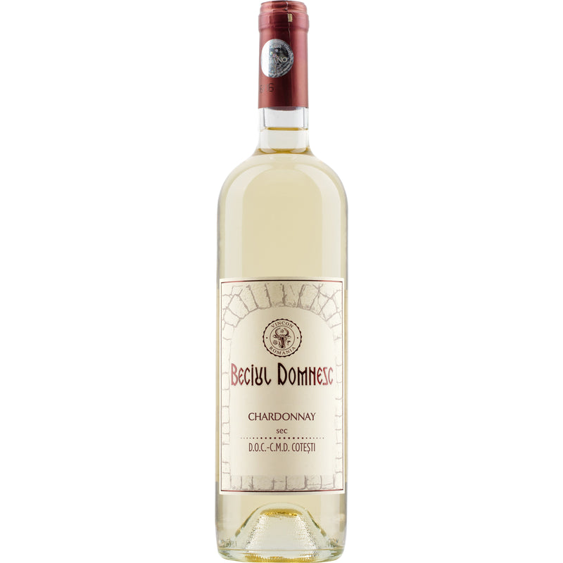 Beciul Domnesc, Chardonnay, vin alb, sec, 0.75L