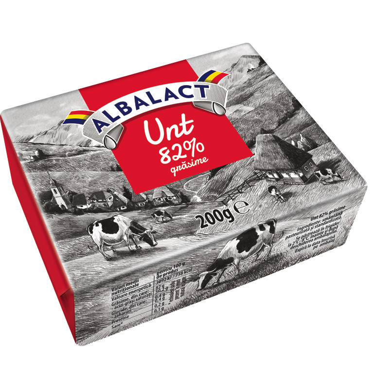 Albalact Unt 82% grasime, 200g