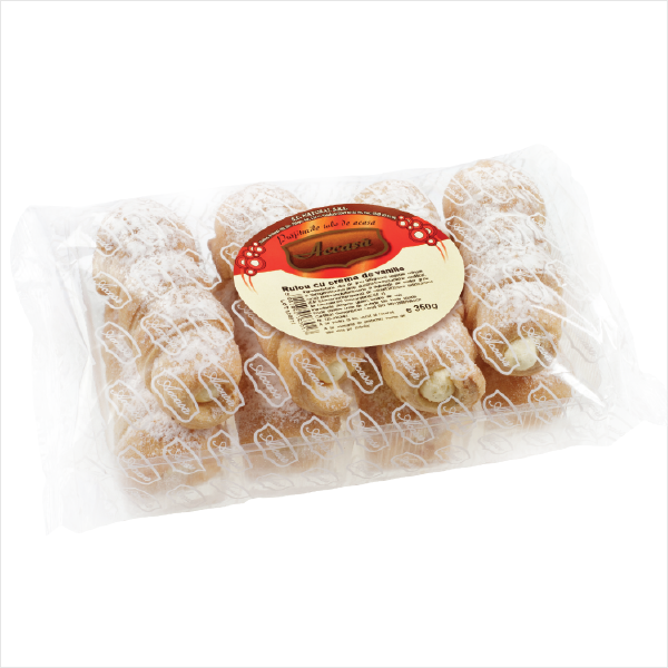 Accasa rulouri crema vanilie, 350g