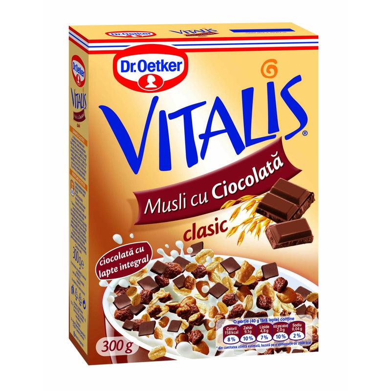 Dr.Oetker Vitalis Musli cu Ciocolata, 300g