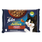 Hrana umeda pentru pisici Felix Sensations Vita cu Rosii, Pui cu Morcov in Aspic, 4 x 85g