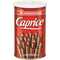 Caprice rulouri de napolitane crocante umplute cu pasta de alune de padure si cacao, 115 gr
