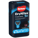 Huggies gaćice od pelena za inkontinenciju DryNites Conv 8-15 godina Dječaci, 27-57 kg, 9 komada