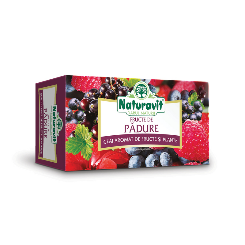 Naturavit ceai de fructe de padure, 20 X 1.5 g